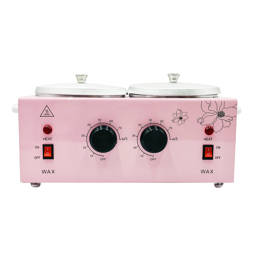 Dual Pot Wax Warmer--Pink