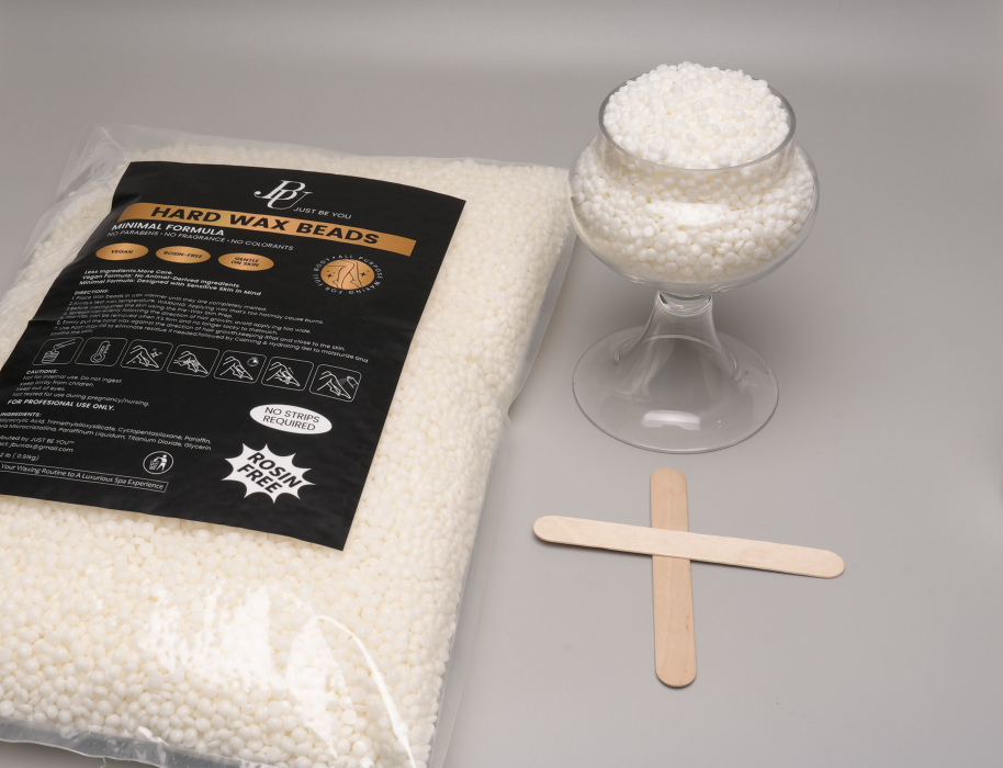 White hard wax beads -- 10 lb