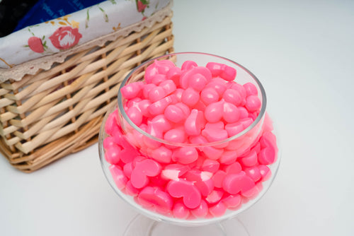 Pink hard wax beads--1 lb