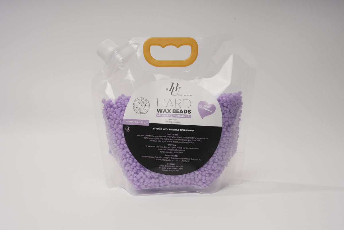 Lavender Gel Hard Wax Beads--2 lb | Rosin-Free