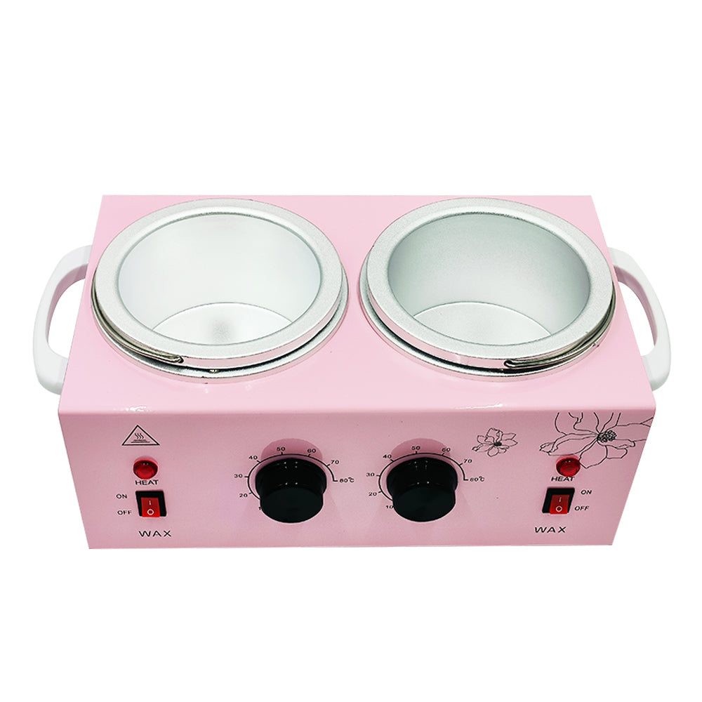 Dual Pot Wax Warmer--Pink