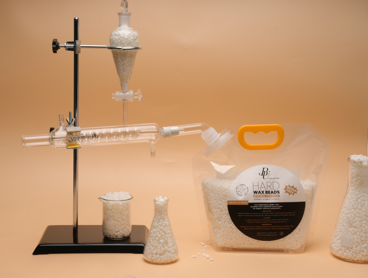 White hard wax beads --2 lb