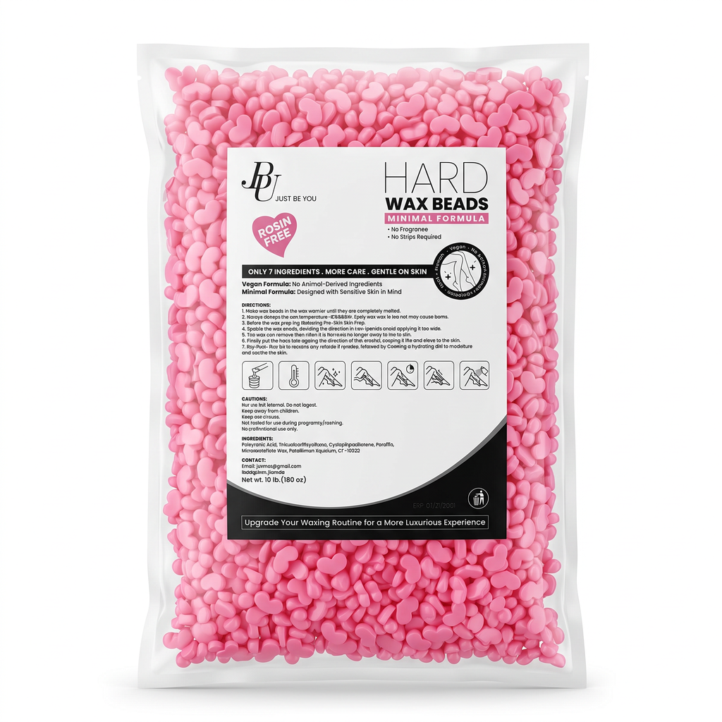 Pink Hard Wax Beads 10 lb |  Rosin-Free | Fragrance-Free