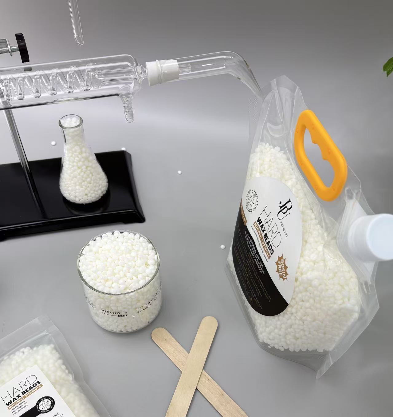 White Hard Wax Beads 2 lb | Sensitive Skin Formula | Rosin-Free