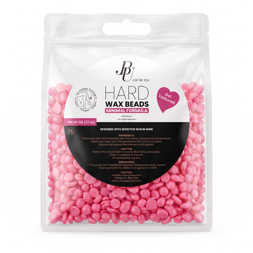 Pink Hard Wax Beads 2 lb |  Rosin-Free | Fragrance-Free