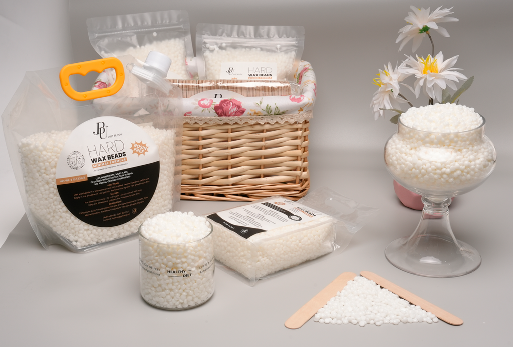 White Hard Wax Beads 2 lb | Sensitive Skin Formula | Rosin-Free